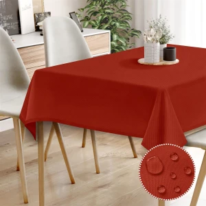 Canvas Sıvı Geçirmez Leke Tutmaz Masa Örtüsü