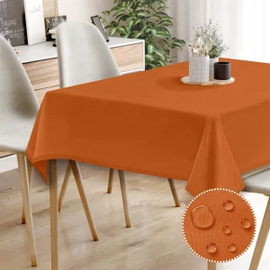 Canvas Sıvı Geçirmez Leke Tutmaz Masa Örtüsü