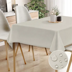 Canvas Sıvı Geçirmez Leke Tutmaz Masa Örtüsü