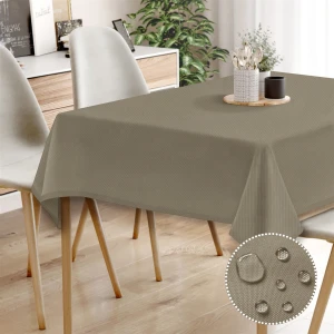 Canvas Sıvı Geçirmez Leke Tutmaz Masa Örtüsü