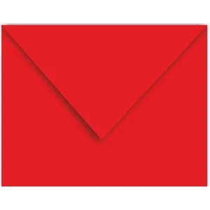 Pera İstanbul 50 Adet Kırmızı Renkli Küçük Zarf 7x9