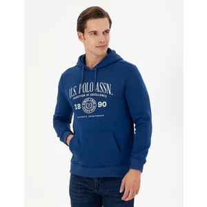 U.S. Polo Assn. Erkek İndigo Sweatshirt 50293446-VR028