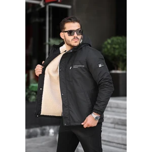 Outdoor Içi Kürklü Soğuk ve Rüzgar Geçirmez Kışlık Erkek Mont