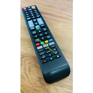 Ata Elektronik Samsung Futbol Tuşlu Smart LCD LED Tv Televizyon Kumandası - Işıklı Tuşlu