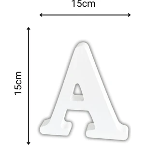 Maya Decor Co. Strafor A Harfi 15 cm