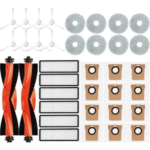 Xiaomi Robot Vakum X20 + / X20 Plus Yedek Parçalar Aksesuarlar Ana Yan Fırça Hepa Filtre Paspas Bezi Toz Torbası (Yurt Dışından)