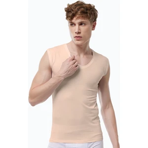 Erkek Ten Rengi V Yaka Iz Yapmayan Modal Kolsuz Görünmez Atlet 064