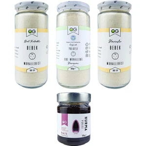 OG natural Bebek Muhallebi Seti ve Hurma Püresi