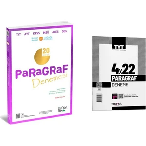 ÜçDörtBeş Yayınları Paragraf Deneme + Marka Paragraf Deneme 3 4 5