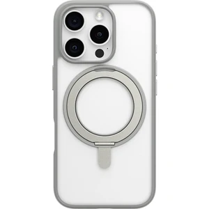 iPhone 16 Pro Max Uyumlu Skin Friendly 360 Rotatable Magsafe Standlı Gri Telefon Kılıfı