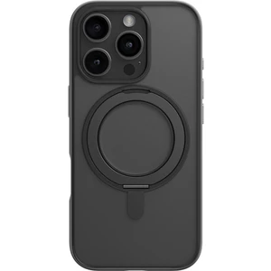iPhone 16 Pro Max Uyumlu Skin Friendly 360 Rotatable Magsafe Standlı Siyah Telefon Kılıfı