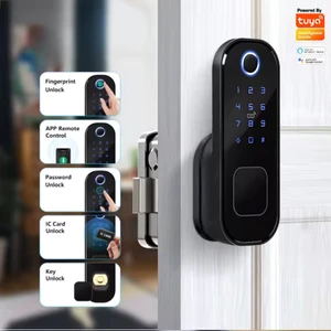 Akıllı Kapı Kilidi | Mobil App Uyumlu, Parmak Izi Okuyuculu , Anahtarlı, Kartlı, Iç ve Dış Mekan