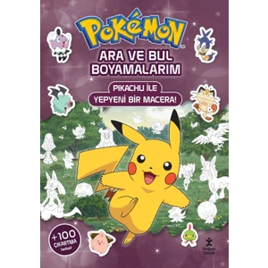 Pokémon- Ara ve Bul Boyamalarım –  Pikachu Ile Yepyeni Bir Macera!