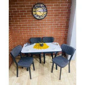 Bambeds Mobilya Yemek Masası Takımı 70X110 4lü Sandalye