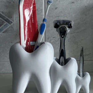 Decor Station Diş Fırçası  ve Diş Macunu Standı