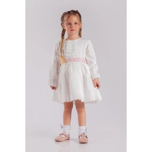 Minik Dolap Uzun Kollu Kız Bebek Elbisesi