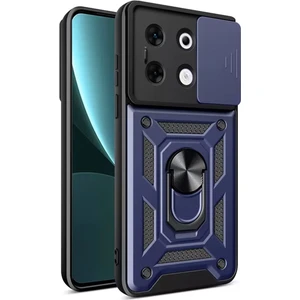 Infinix Zero 30 5g Uyumlu Kılıf Pars Lens Sürgülü Yüzüklü Standlı Korumalı Kılıf