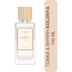 Ojijo London Tonka & Myrrh Kolonya 100 ml 80° | Tonka Fasulyesi, Mür, Lavanta, Badem, Vanilya