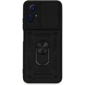 Xiaomi Redmi Note 12S Uyumlu Kılıf Pars Lens Sürgülü Yüzüklü Standlı Korumalı Kılıf