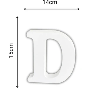 Maya Decor Co. Strafor D Harfi 15 cm