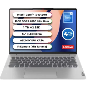 Ideapad 5 Slim Case Intel Core İ5-12450H 16 GB 1 Tb SSD Freedos 14 Inç 83BF0065TX-1 Işıklı Klavye