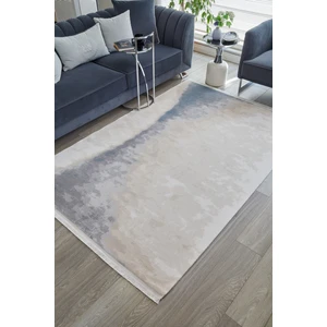 Viviana Home Bella Modern Salon Halısı Mutfak Halısı Yolluk Doğal Yumuşak Beyaz Mavi Halı  Bl-01