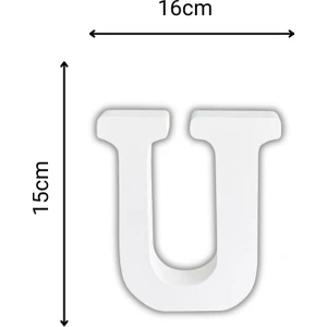 Maya Decor Co. Strafor U Harfi 15 cm