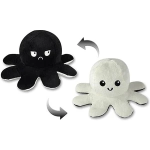 Trust Store Mood Değiştiren Ahtapot Yastık Çift Yüzlü Ahtapot Peluş 20 cm - Uyku ve Oyun Arkadaşı Peluş Oyuncak