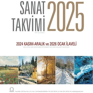 Sanat Takvimi 2025 Duvar Takvimi