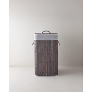 English Home Selina Bambu Çamaşır Sepeti 35X35X60 cm Antrasit