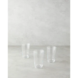 English Home Cora Cam 3'lü Bardak 400 ml Şeffaf
