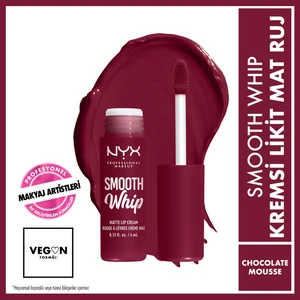 Nyx Professional Makeup Smooth Whip Kremsi Likit Mat Ruj - Chocolate Mousse