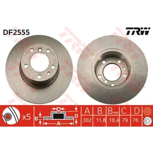 Fren Diski Ön E34 M40-M20-M50 90-95 Frd DDF210 01716 Trw DF2555 34111159898