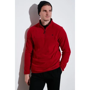 Slim Fit Anti-Pilling Tüylenme Yapmayan Bato Yaka Kışlık Şardonlu Polar Erkek POLAR 5906001