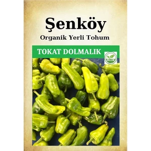 Yerli Tokat Tatlı Dolmalık Biber Tohumu - Paket 5 gr 750 Tohum