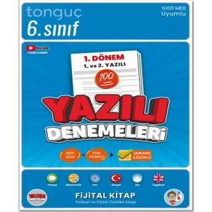 Tonguç Akademi 6. Sınıf Yazılı Denemeleri 1. Dönem 1 ve 2. Yazılı