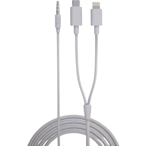 Aux To Lightning Type-C Kablo Iphone-Android Uyumlu Aux Dönüştürücü