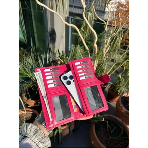 Mft Leather Twist 2323 Hakiki Deri Telefon Bölmeli Unisex Cüzdan