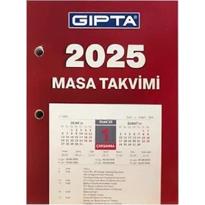 2025 365-GTB 10X13 Masa Takvimi Blok Ajnd 1 Adet