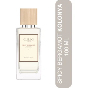 Ojijo London Spicy Bergamot Kolonya 100 ml 80° | Bergamut, Limon, Portakal, Lavanta, Yasemin, Paçuli, Amber, Misk