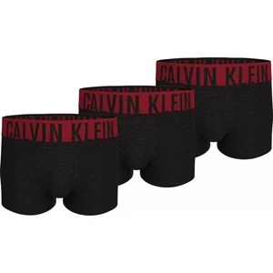 Calvin Klein Erkek Siyah 3'lü Boxer Trunk 000NB3608A