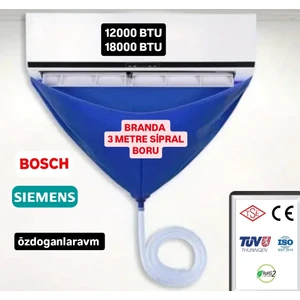 XXL Klima Temizleme Brandası Hortumu 12000 ve 18000 Btu Klimalar