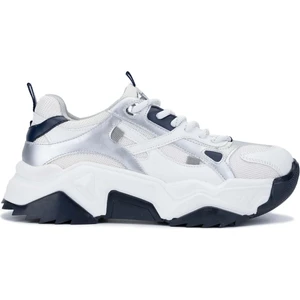 Tamer Tanca Kadın Vegan Beyaz/lacivert Sneakers & Spor Ayakkabı 936 65137 Bn Ayk SK24-25 Beyaz/lacı