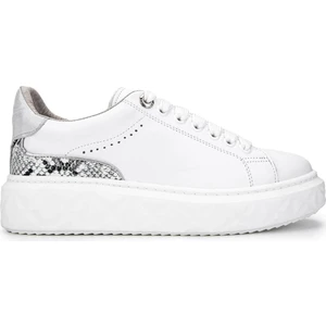 Tamer Tanca Kadın  Deri Beyaz Sneakers & Spor Ayakkabı 1063 2025 Bn Ayk SK24-25 Beyaz