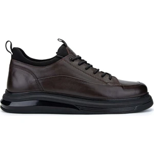 Tamer Tanca Erkek  Deri Kahverengi Sneakers & Spor Ayakkabı 381 20548 Erk Ayk SK24-25 Kahve Anl