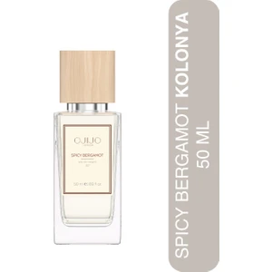 Ojijo London Spicy Bergamot Kolonya 50 ml 80° | Bergamut, Limon, Portakal, Lavanta, Yasemin, Paçuli, Amber, Misk