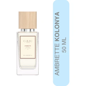 Ojijo London Ambrette Kolonya 50 ml 80° | Adaçayı, Misk, Karamel, Çiçeksi, Narenciye, Greyfurt