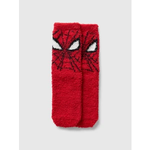Erkek Çocuk Kırmızı Desenli Cozy Çorap
