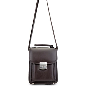 Tamer Tanca Erkek Vegan Kahverengi El Çantası 1012 2009 Erk Canta SK24-25 Kahve