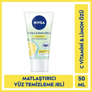 Yüz Temizleme Jeli Perfect&matte 50ml, C Vitamini, Limon Özü, Matlaştırıcı Etki, Parlama Kontrolü